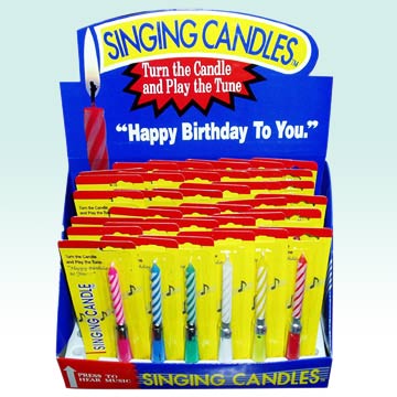 Music Birthday Candles